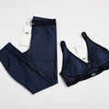 AIRLIFT HIGH-WAIST 7/8 LINE UP LEGGING - NAVY