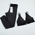 AIRLIFT HIGH-WAIST 7/8 LINE UP LEGGING - BLACK